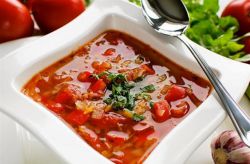 как да готвя студена доматена супа