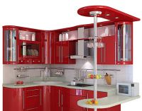 червена кухня от фън шуй