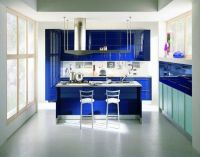 синя кухня от фън шуй
