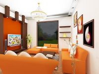 barva stěn v obývacím pokoji 2
