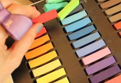как да боядисваш косата си с моливи 1
