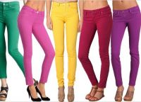 Kolorowe jeansy 4