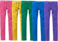 Kolorowe jeansy 6