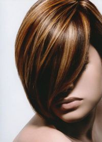 оцветяване на косата къса прическа 6