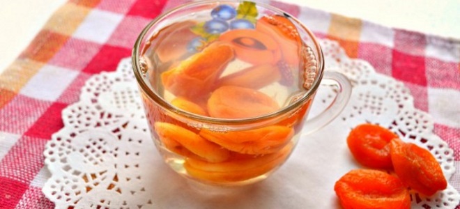 sušené meruňky kompot
