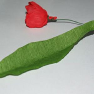 tulipany z papieru falistego 8