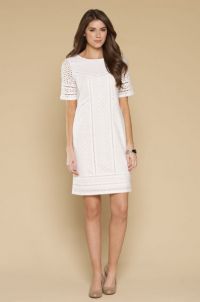 Pamučna bijela haljina 4