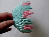řemesla z origami modulů je snadná 9