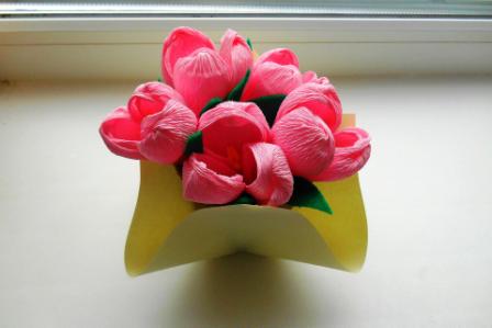 kwiaty z papieru rzemieślniczego 32
