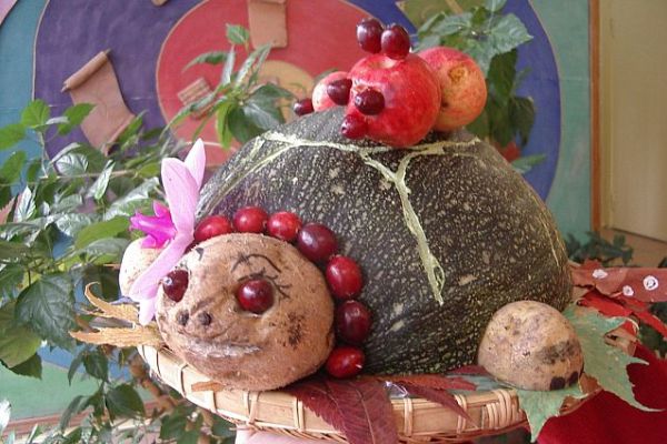подаръци от есенни занаяти от зеленчуци и плодове14