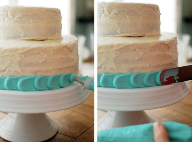 Как да украсим тортата със сметана 6