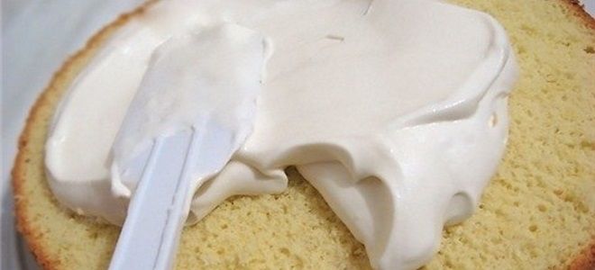 smetanový dortový krém