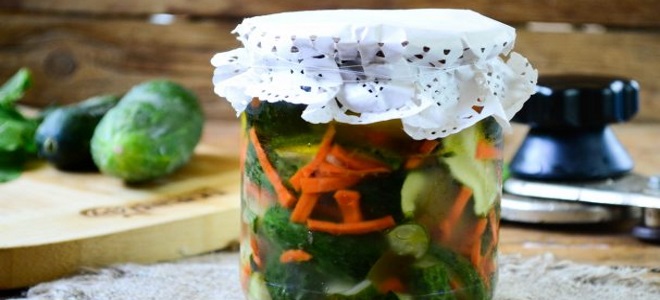 краставица с корейски подправка рецепта за зимата