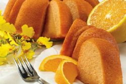 Pomarańczowy cupcake