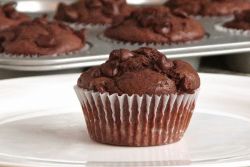 čokoládové muffiny na ryažence