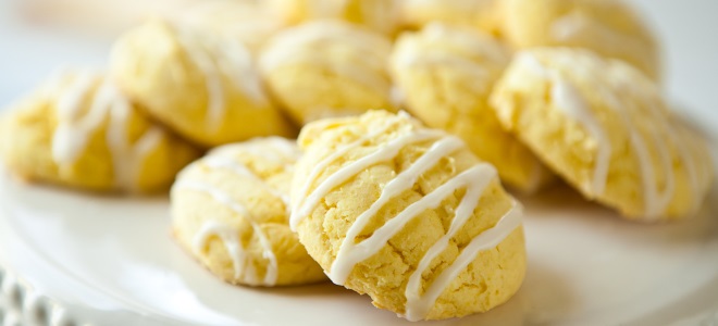 tvarohové citronové sušenky