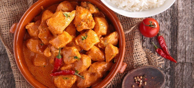 kuřecí curry recept
