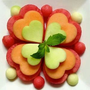 Jak krásné řezání melounu a melounu 1