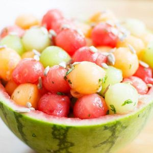 Jak krásné řezání melounu a melounu 3