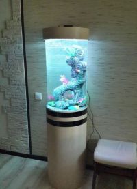 цилиндричен аквариум 6