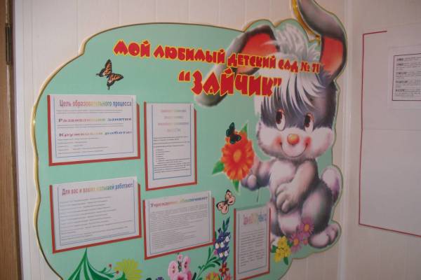декорация на ъглите в детска градина 4