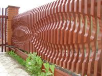 dekorativní dřevěný plot 2