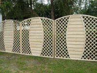 dekorativní dřevěný plot 6