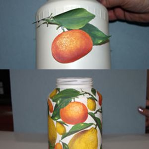 Decoupage staklenke jars3