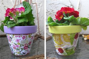 decoupage flower pots6