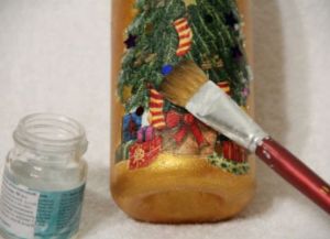 Dekorace novoročních lahví37