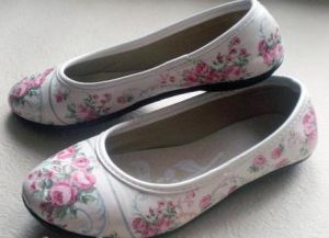 Decoupage of shoes7