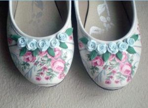 Decoupage of shoes9