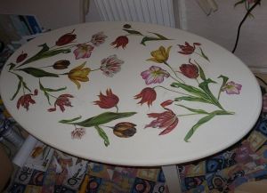 decoupage of the table17