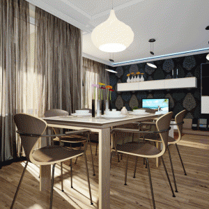 design záclon pro obývací pokoj kuchyně 1