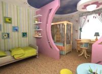 Dizajn dječjih soba za dječaka i djevojčicu5