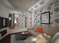 Návrh obývacího pokoje v bytě 3