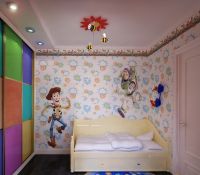 1. Дизайн на едностаен апартамент с детска стая