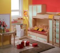 2. Дизайн на едностаен апартамент с детска стая
