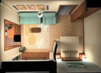 Zaprojektuj pokój w apartamencie jednopokojowym3