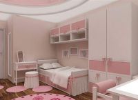 Návrh malého dětského pokoje pro dívky1