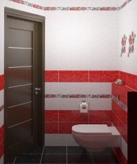 mali WC dizajn u apartmanu 3