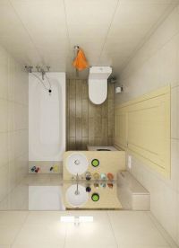 Projekt łazienki z toaletą9