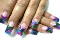 Glitter Nail Art Design 2013 2