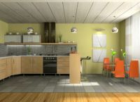 Stropní konstrukce v kuchyni11