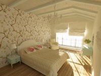 2. Дизайнът на стената хартия в спалнята