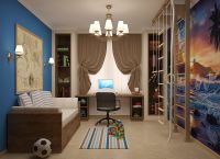 Дизайн на стая за момче на тийнейджър