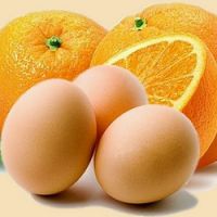 śniadanie śniadanie jajko i pomarańcza