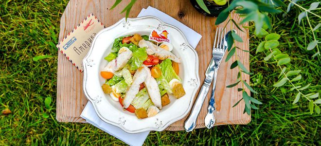 Dietični recept iz salata Caesar