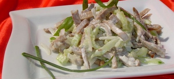 salata s jezikom i rotkvica