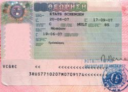 Шенгенска виза за Гърция